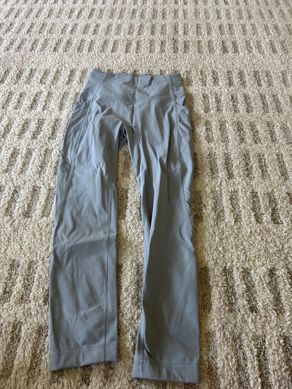 lululemon athletica Gray Wide-Waist Leggings